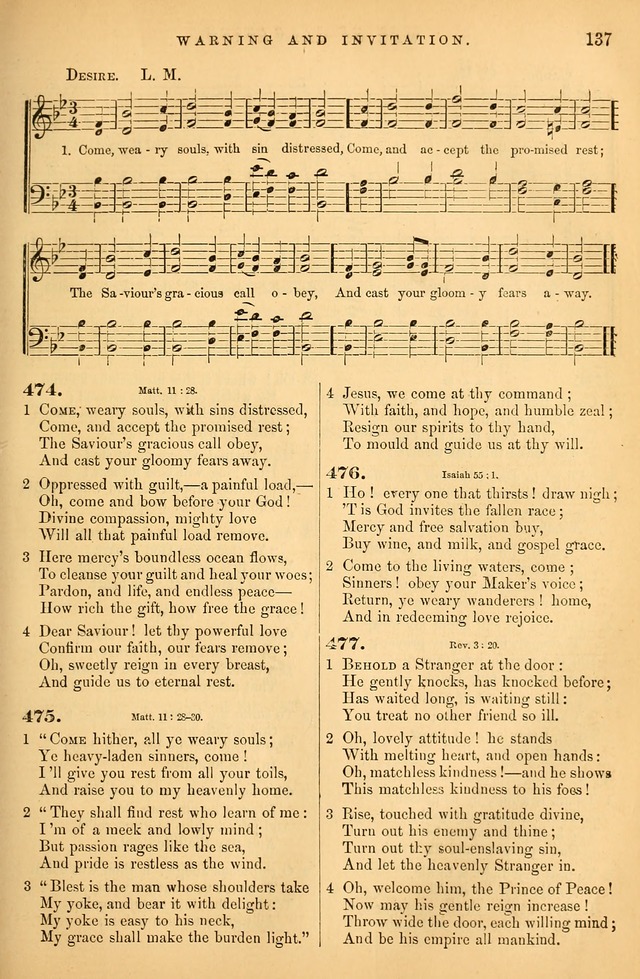 Songs for the Sanctuary; or Psalms and Hymns for Christian Worship (Baptist Ed.) page 138