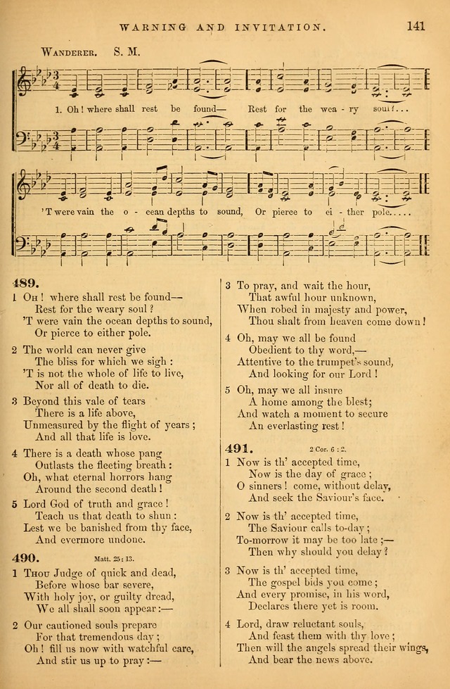 Songs for the Sanctuary; or Psalms and Hymns for Christian Worship (Baptist Ed.) page 142