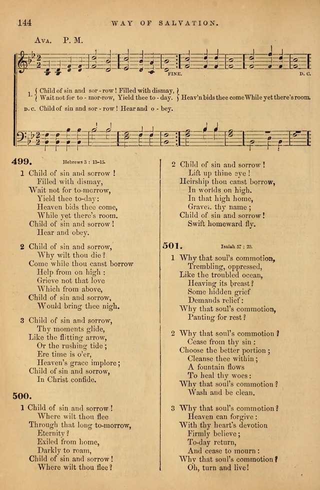Songs for the Sanctuary; or Psalms and Hymns for Christian Worship (Baptist Ed.) page 145