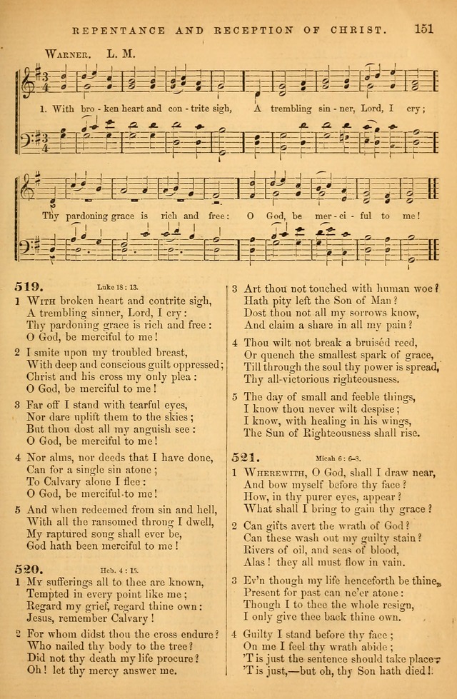Songs for the Sanctuary; or Psalms and Hymns for Christian Worship (Baptist Ed.) page 152