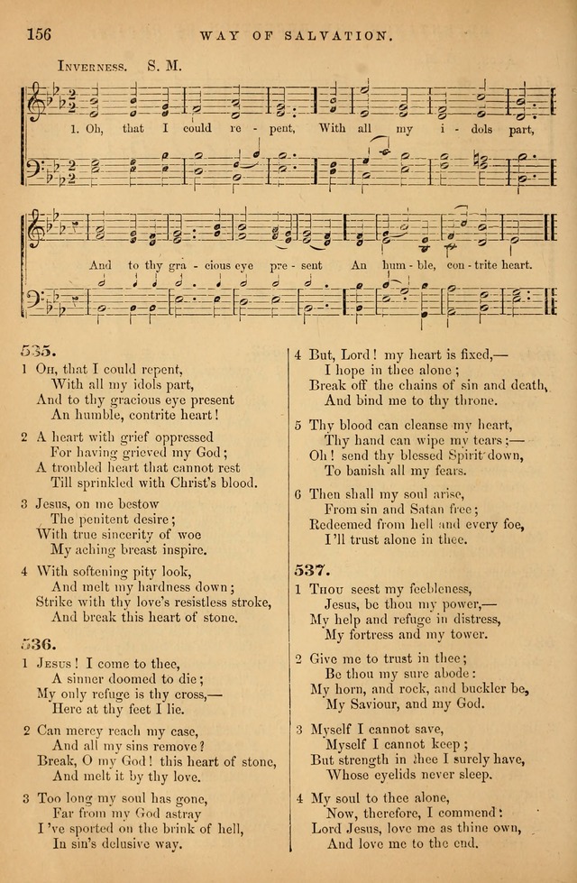 Songs for the Sanctuary; or Psalms and Hymns for Christian Worship (Baptist Ed.) page 157