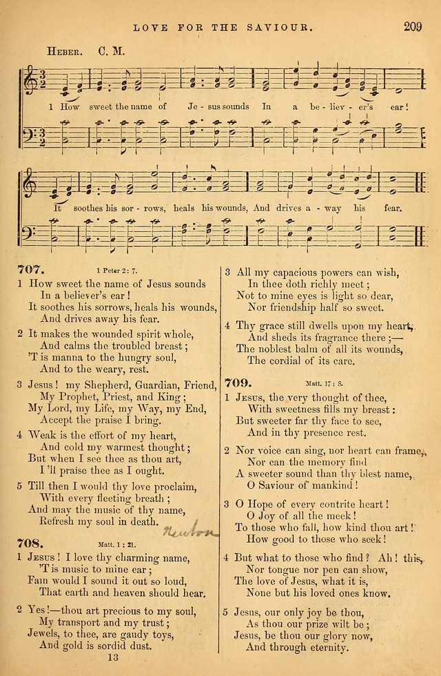 Songs for the Sanctuary; or Psalms and Hymns for Christian Worship (Baptist Ed.) page 210