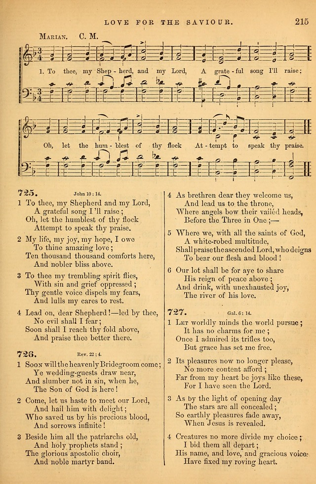 Songs for the Sanctuary; or Psalms and Hymns for Christian Worship (Baptist Ed.) page 216