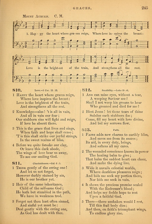 Songs for the Sanctuary; or Psalms and Hymns for Christian Worship (Baptist Ed.) page 246