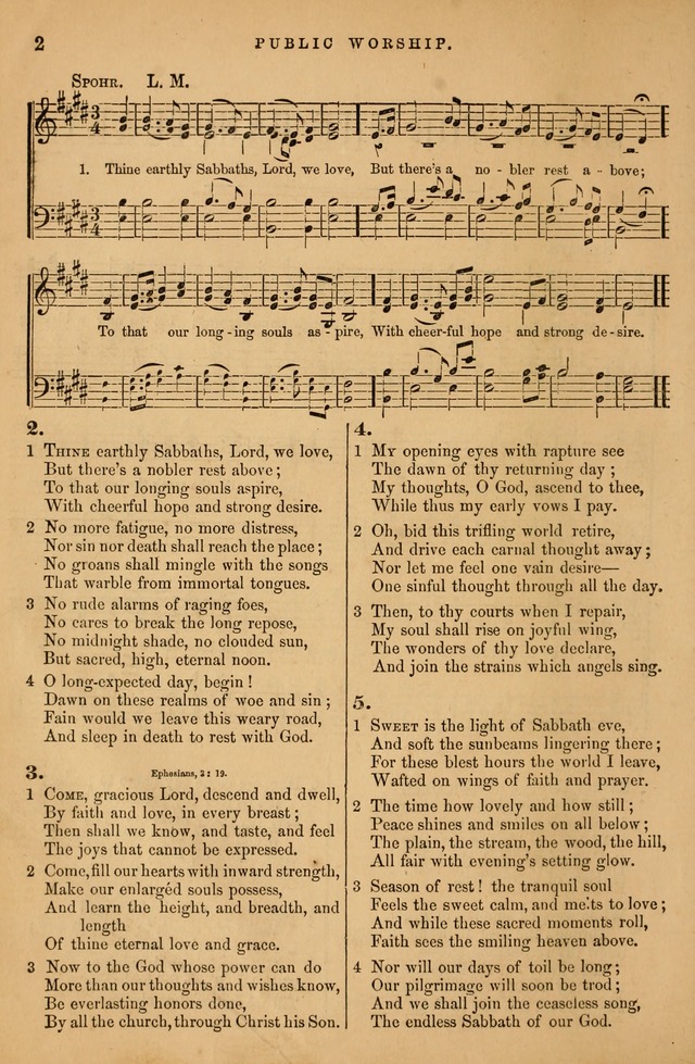 Songs for the Sanctuary; or Psalms and Hymns for Christian Worship (Baptist Ed.) page 3