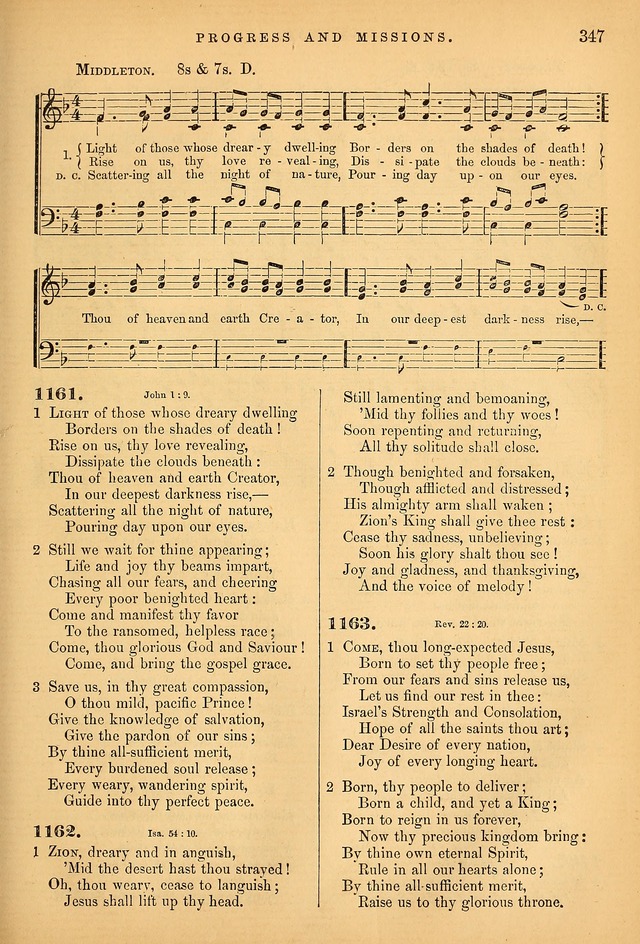 Songs for the Sanctuary; or Psalms and Hymns for Christian Worship (Baptist Ed.) page 348