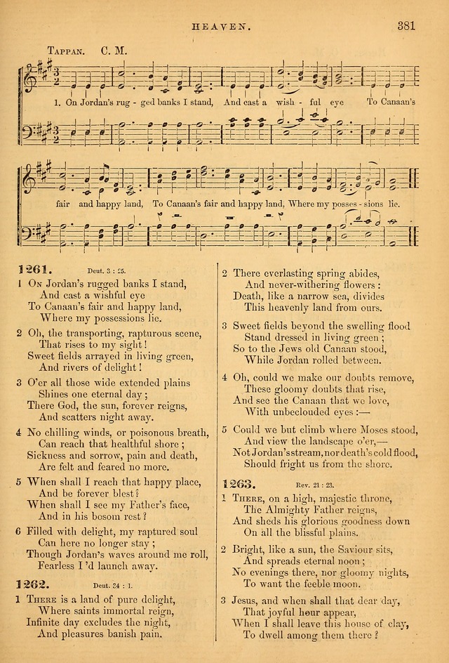 Songs for the Sanctuary; or Psalms and Hymns for Christian Worship (Baptist Ed.) page 382