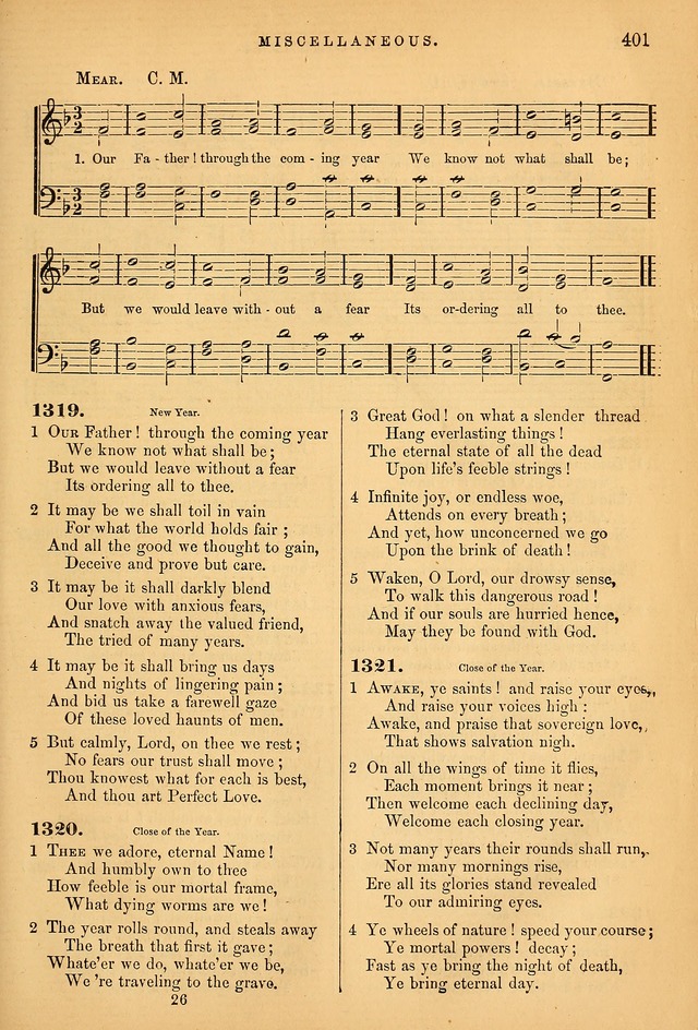 Songs for the Sanctuary; or Psalms and Hymns for Christian Worship (Baptist Ed.) page 402