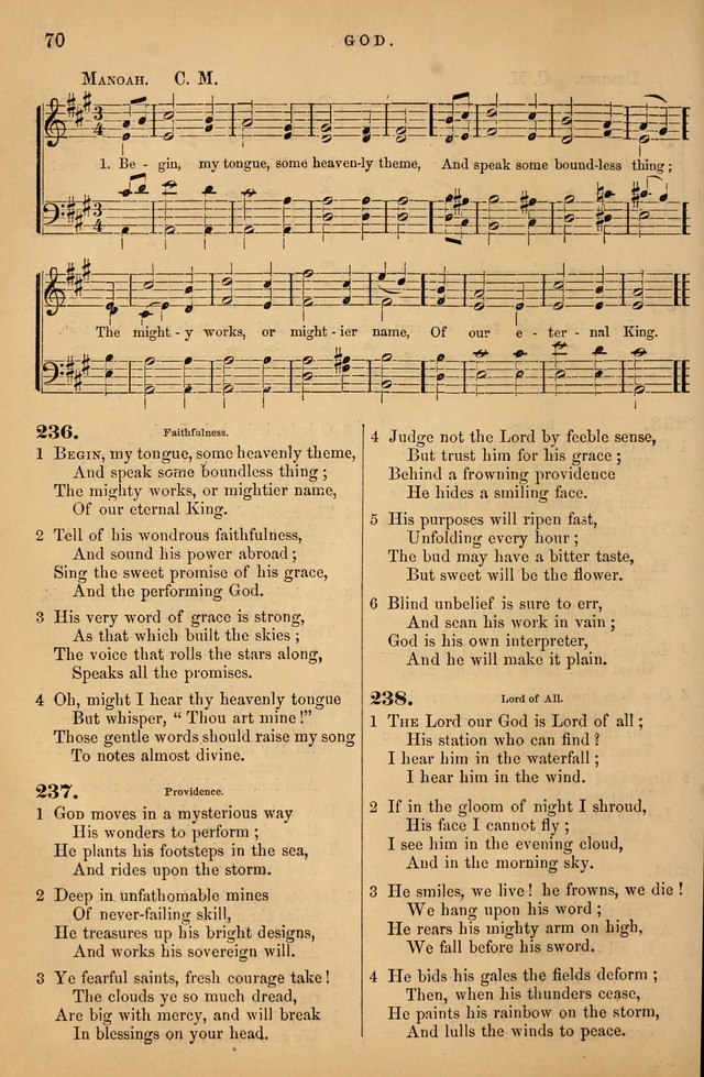 Songs for the Sanctuary; or Psalms and Hymns for Christian Worship (Baptist Ed.) page 71