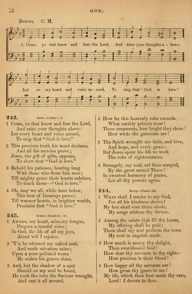 Songs for the Sanctuary; or Psalms and Hymns for Christian Worship (Baptist Ed.) page 73