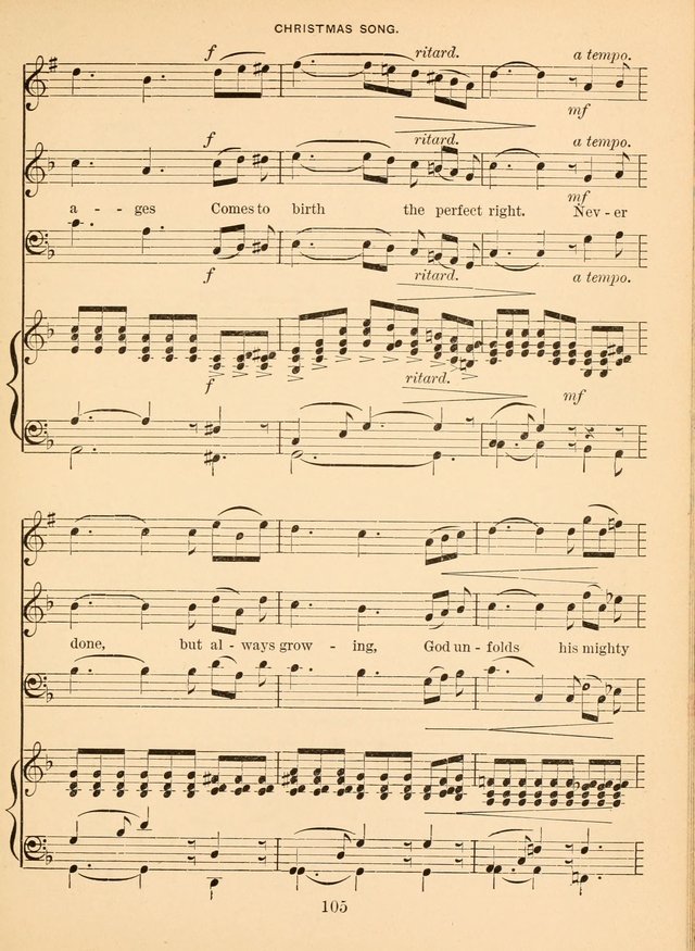 Sacred Songs For Public Worship: a hymn and tune book page 105