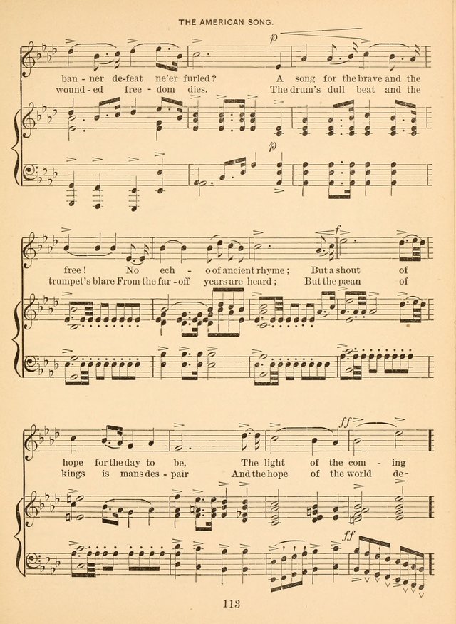 Sacred Songs For Public Worship: a hymn and tune book page 113