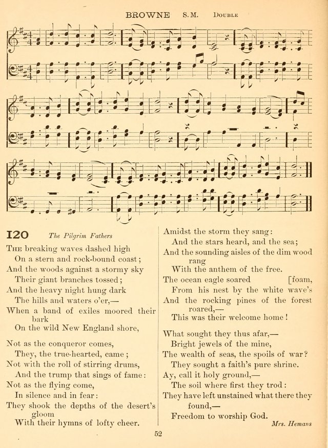 Sacred Songs For Public Worship: a hymn and tune book page 52