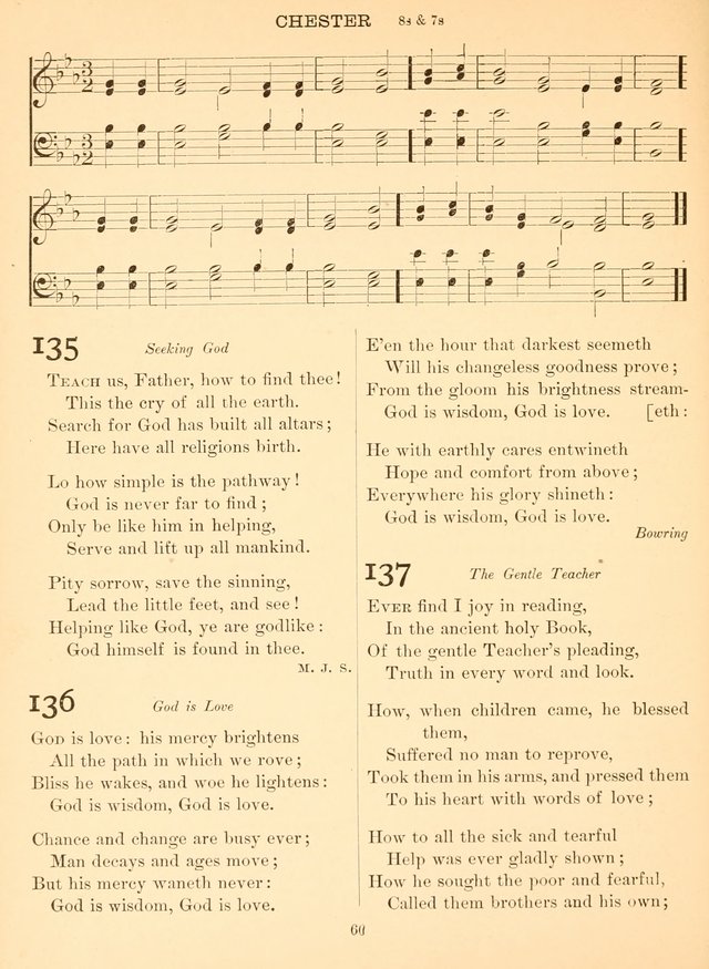 Sacred Songs For Public Worship: a hymn and tune book page 60