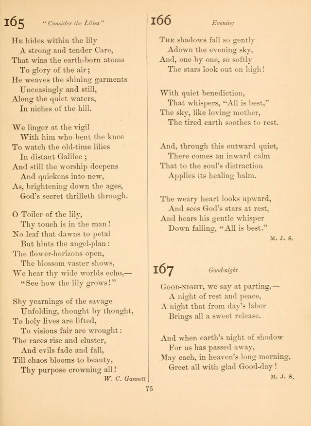 Sacred Songs For Public Worship: a hymn and tune book page 75