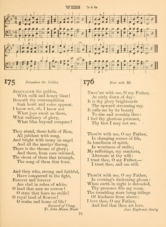 Sacred Songs For Public Worship: a hymn and tune book page 79