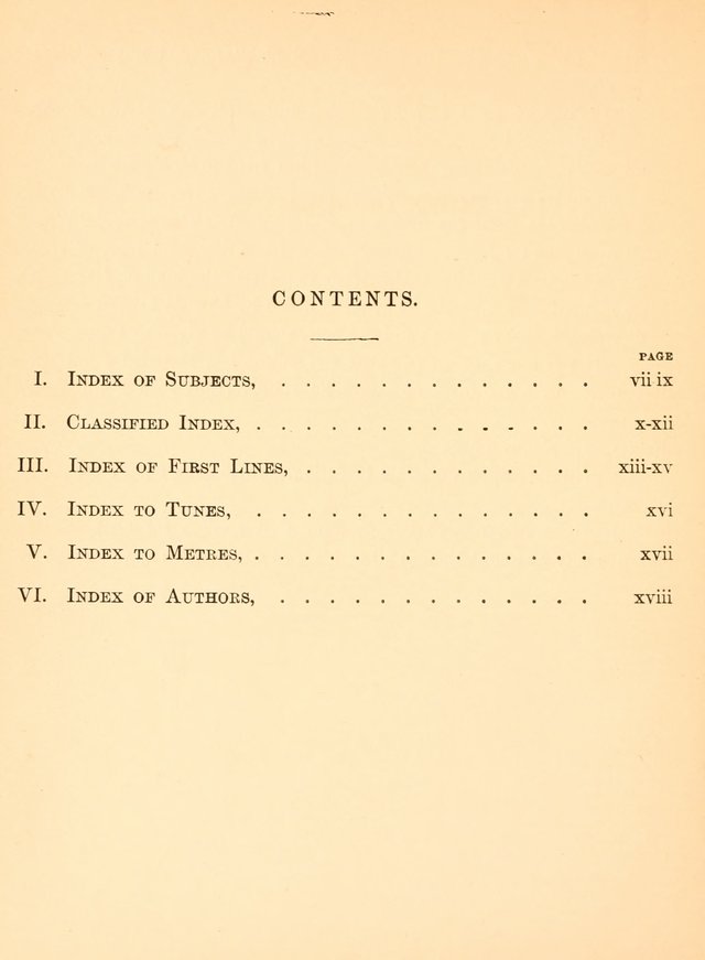 Sacred Songs For Public Worship: a hymn and tune book page xi