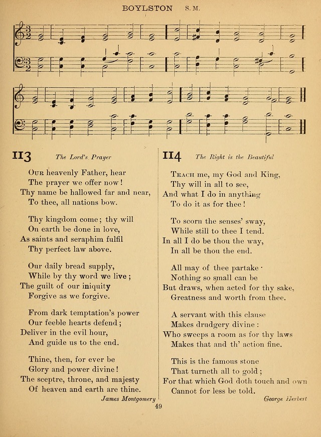 Sacred Songs For Public Worship: a hymn and tune book page 68