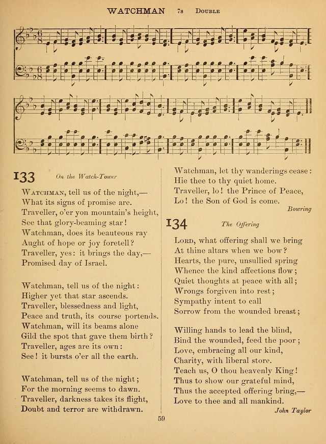 Sacred Songs For Public Worship: a hymn and tune book page 78