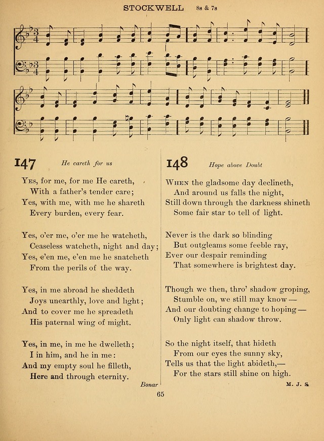 Sacred Songs For Public Worship: a hymn and tune book page 84