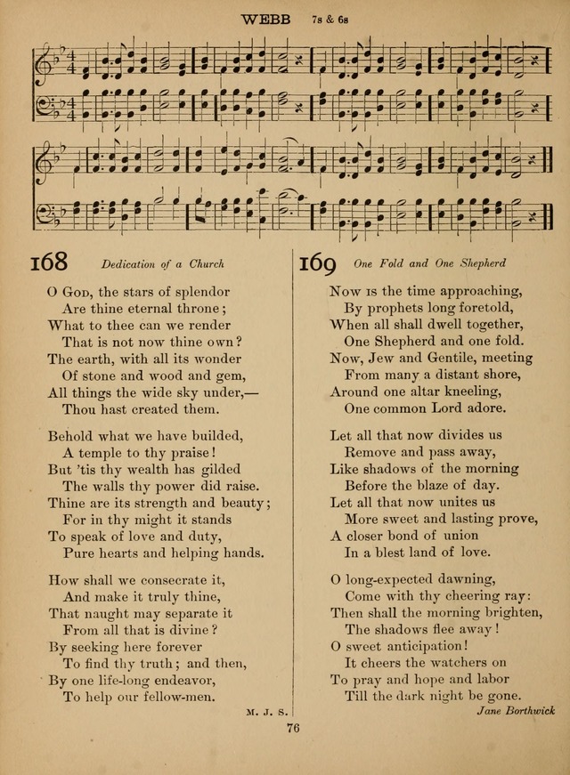 Sacred Songs For Public Worship: a hymn and tune book page 95