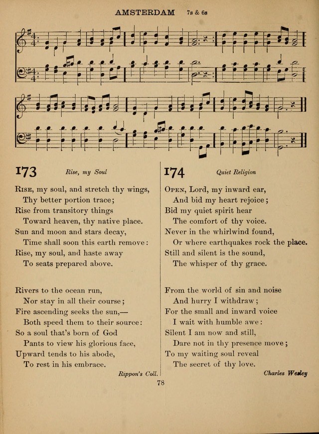 Sacred Songs For Public Worship: a hymn and tune book page 97