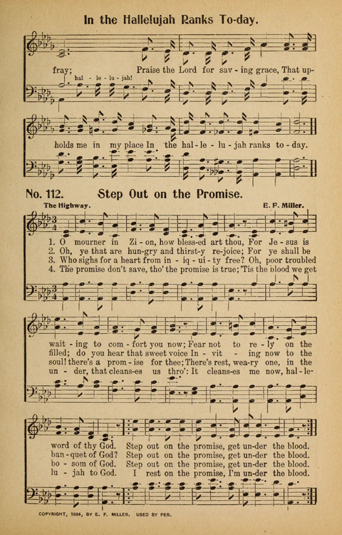 Sunday School and Revival: with Y.M.C.A. Supplement page 105