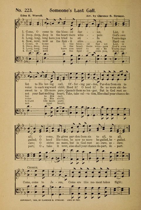 Sunday School and Revival: with Y.M.C.A. Supplement page 220