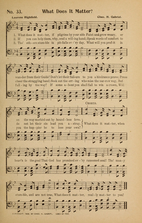 Sunday School and Revival: with Y.M.C.A. Supplement page 33