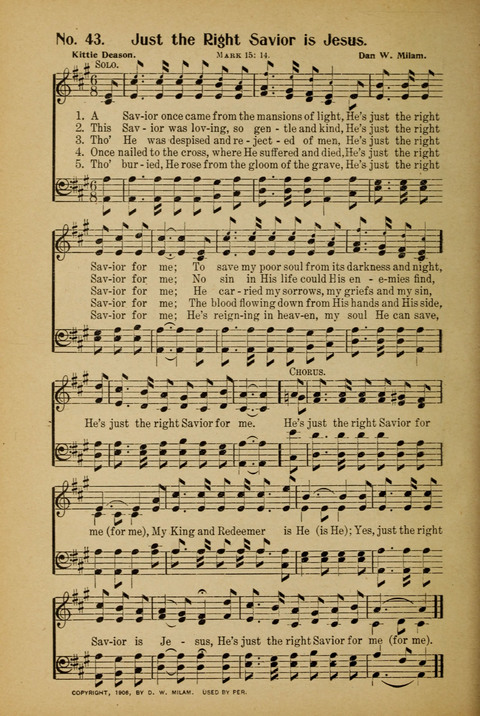 Sunday School and Revival: with Y.M.C.A. supplement page 42