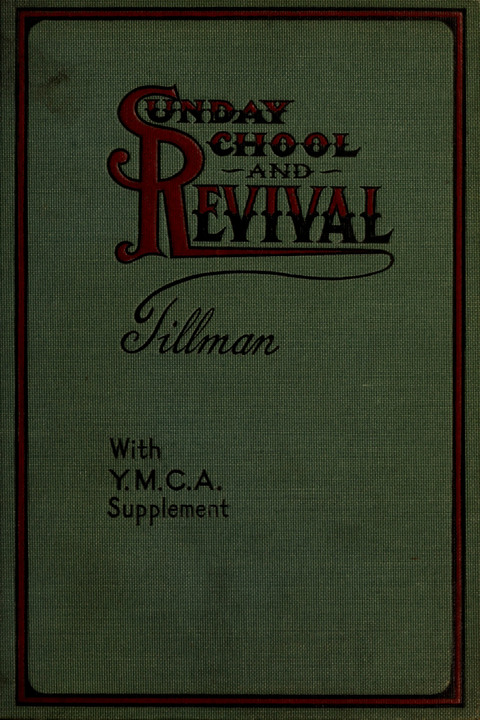 Sunday School and Revival: with Y.M.C.A. Supplement page cover