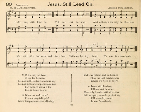 Select Sunday School Songs page 72