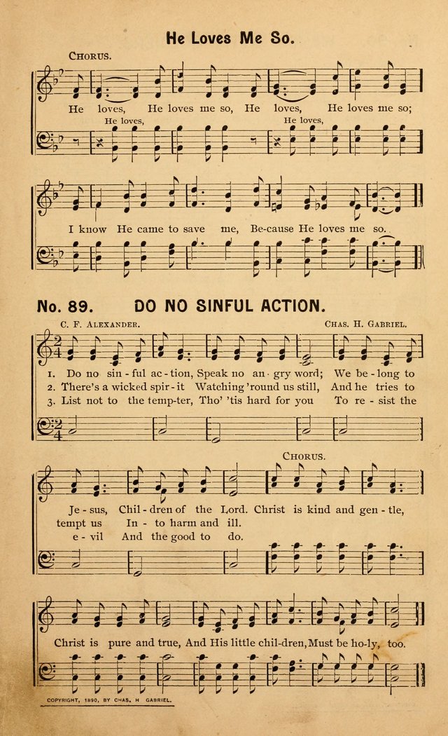 Sunshine: songs for Sunday schools page 89