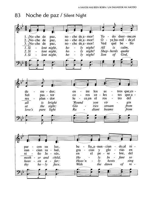 Santo, Santo, Santo: cantos para el pueblo de Dios = Holy, Holy, Holy: songs for the people of God page 130