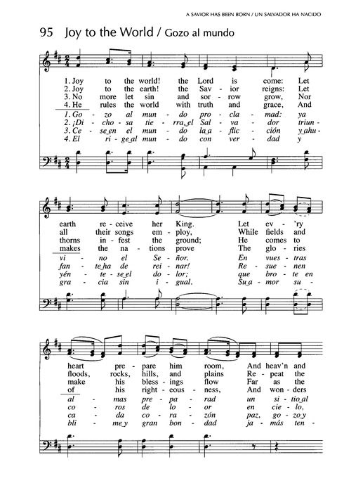 Santo, Santo, Santo: cantos para el pueblo de Dios = Holy, Holy, Holy: songs for the people of God page 149