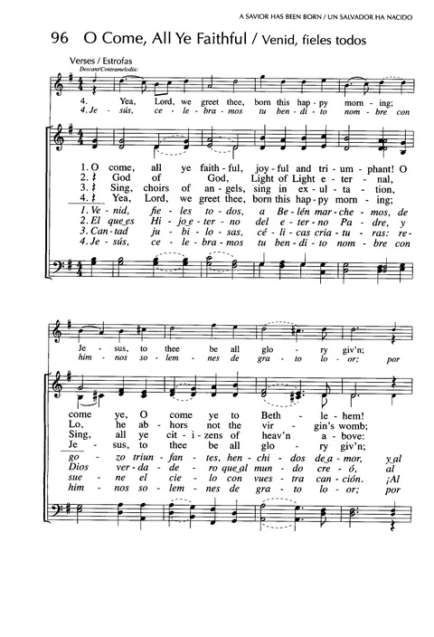 Santo, Santo, Santo: cantos para el pueblo de Dios = Holy, Holy, Holy: songs for the people of God page 151