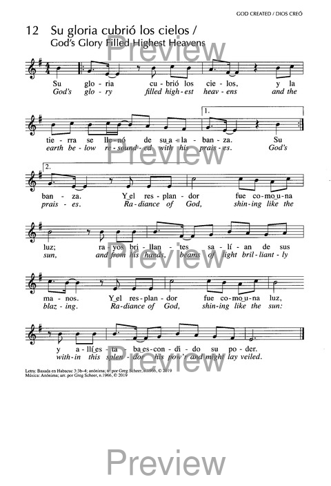 Santo, Santo, Santo: cantos para el pueblo de Dios = Holy, Holy, Holy: songs for the people of God page 16