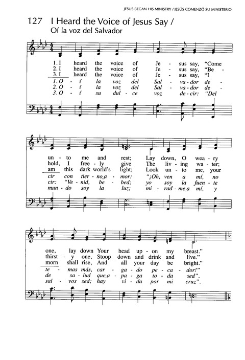 Santo, Santo, Santo: cantos para el pueblo de Dios = Holy, Holy, Holy: songs for the people of God page 201