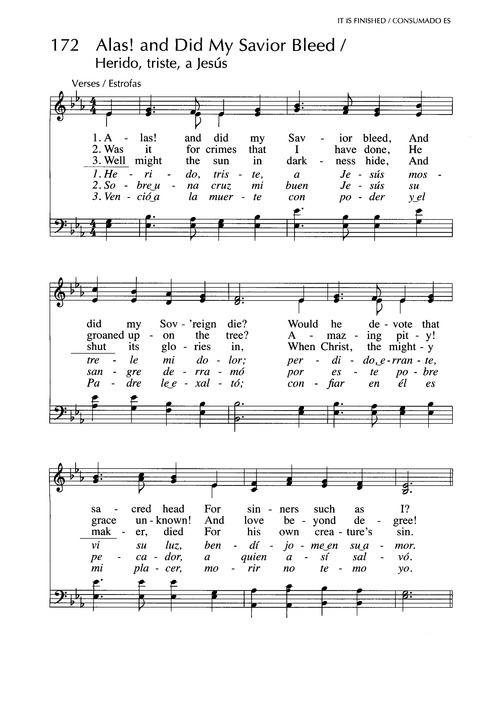 Santo, Santo, Santo: cantos para el pueblo de Dios = Holy, Holy, Holy: songs for the people of God page 264