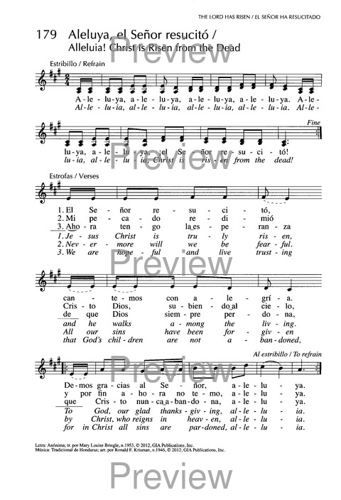 Santo, Santo, Santo: cantos para el pueblo de Dios = Holy, Holy, Holy: songs for the people of God page 277