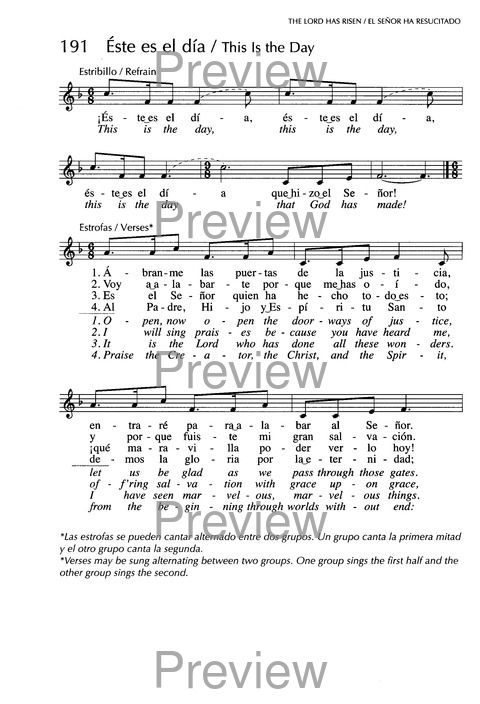 Santo, Santo, Santo: cantos para el pueblo de Dios = Holy, Holy, Holy: songs for the people of God page 297