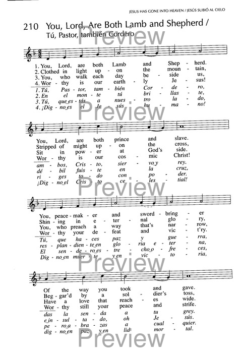 Santo, Santo, Santo: cantos para el pueblo de Dios = Holy, Holy, Holy: songs for the people of God page 330