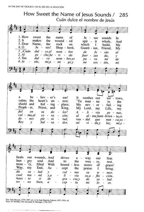 Santo, Santo, Santo: cantos para el pueblo de Dios = Holy, Holy, Holy: songs for the people of God page 449