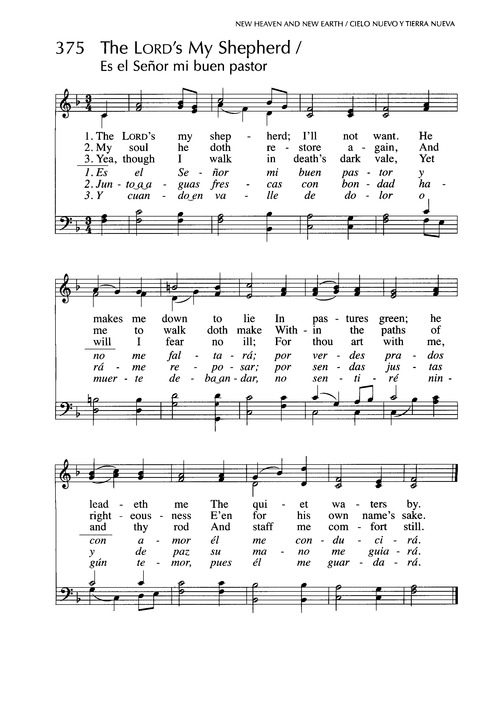 Santo, Santo, Santo: cantos para el pueblo de Dios = Holy, Holy, Holy: songs for the people of God page 593