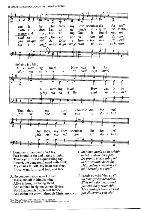 Santo, Santo, Santo: cantos para el pueblo de Dios = Holy, Holy, Holy: songs for the people of God page 837