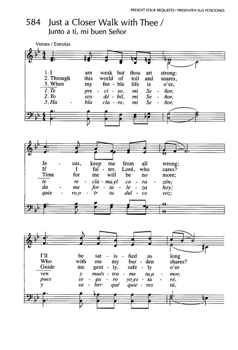 Santo, Santo, Santo: cantos para el pueblo de Dios = Holy, Holy, Holy: songs for the people of God page 893