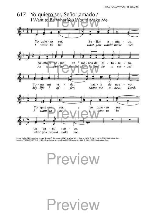 Santo, Santo, Santo: cantos para el pueblo de Dios = Holy, Holy, Holy: songs for the people of God page 939