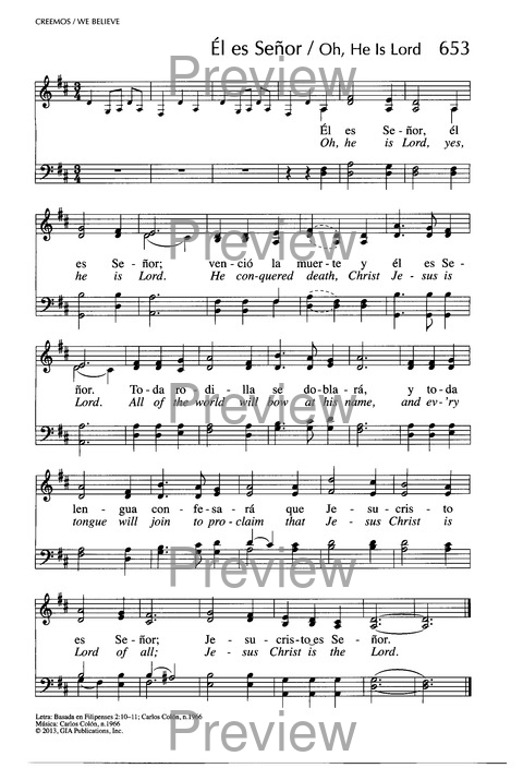 Santo, Santo, Santo: cantos para el pueblo de Dios = Holy, Holy, Holy: songs for the people of God page 992