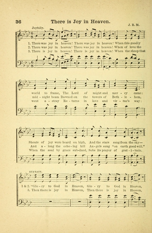 Songs for Sunday Schools and Gospel Meetings page 36