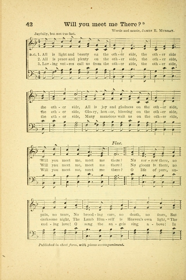 Songs for Sunday Schools and Gospel Meetings page 42